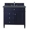 James Martin Vanities Brittany 36in Single Vanity, Victory Blue w/ 3 CM Charcoal Soapstone Quartz Top 650-V36-VBL-3CSP - alternate 1